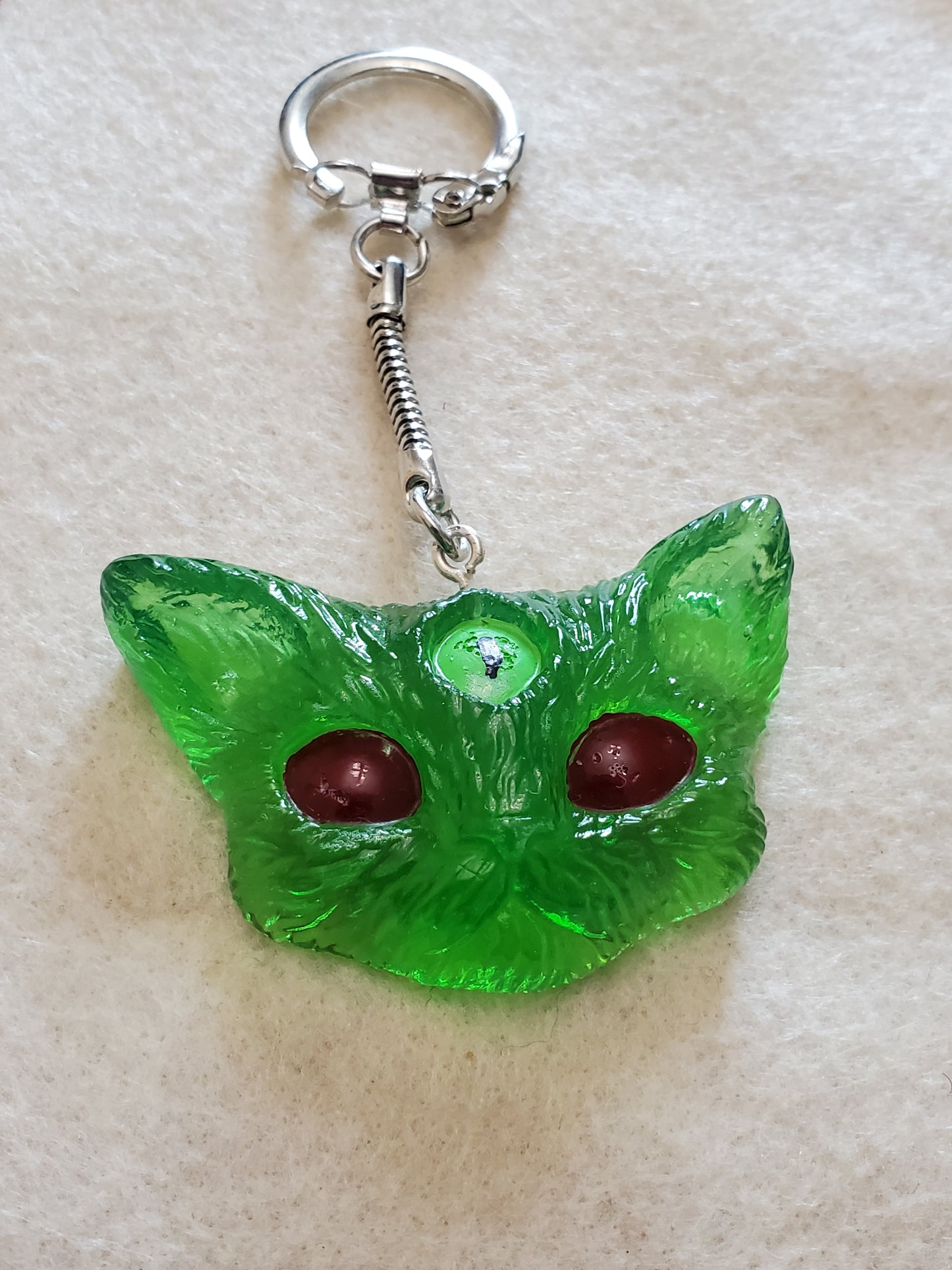 Demon cat Keychain