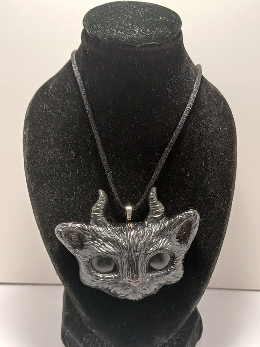 Horned Cat necklace