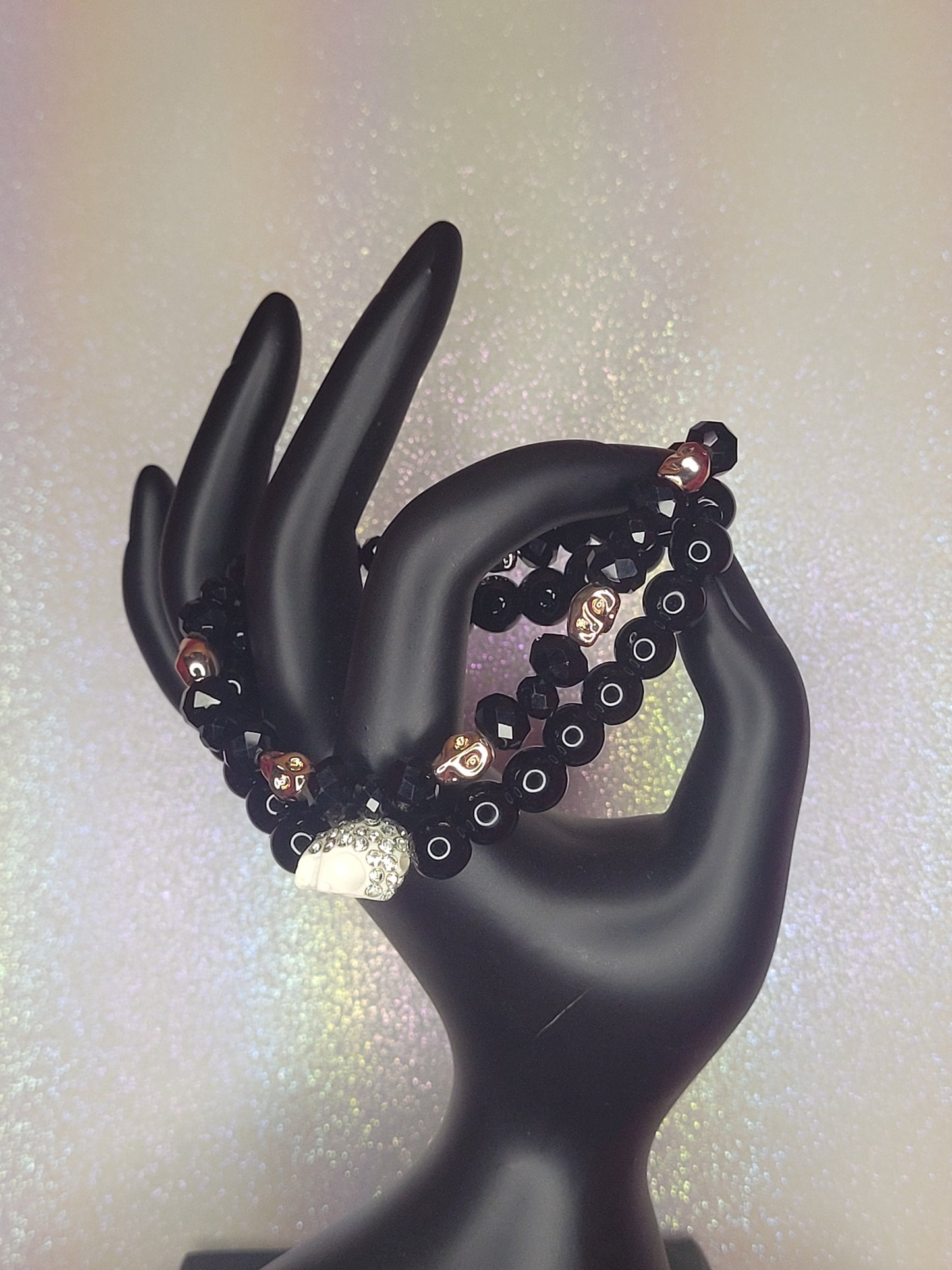 Headless Rhinestone skull Bracelets