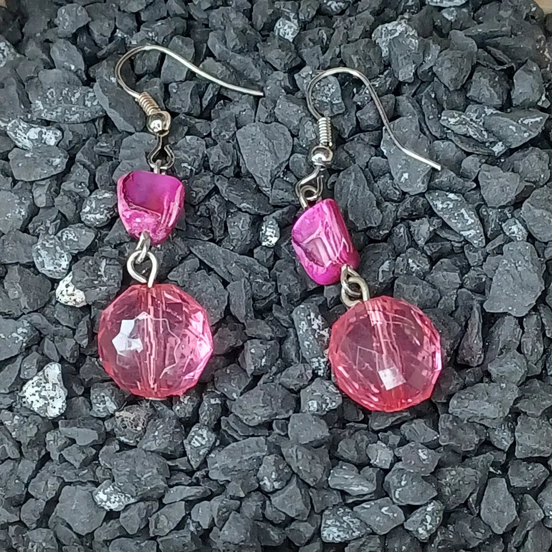 Pink Earrings